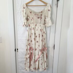 Floral Off-Shoulder Dress